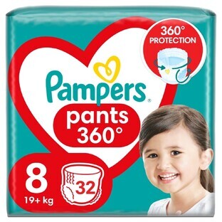 Pampers Pants, diapers, size 8, 19 kg+, 32 pcs