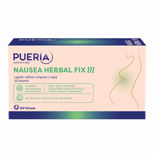Pueria Nausea Herbal Nausea Fix, 20 sachets