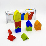 Wooden game Turrets for skill, Cubika