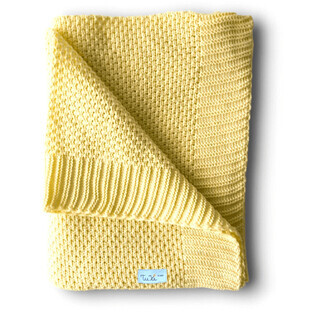 Knitted cotton moss blanket, 80x100 cm, Sole, Tuxi