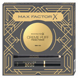 Set Max Factor, 2000 Calorie Black, rimel, 9 ml + Cremepuff, translucid 005, 14 g + Kohl Pencil, eyeliner, negru, 4 g Set Max Factor, 2000 Calorie Black, rimel, 9 ml + Cremepuff, translucid 005, 14 g + Kohl Pencil, eyeliner, negru, 4 g
