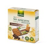 Gullon Chocolate Snack Biscuits with no added sugar, with sweetener, 144g, Gullon