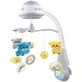 Baby Mix Carousel above the crib with gray light projector