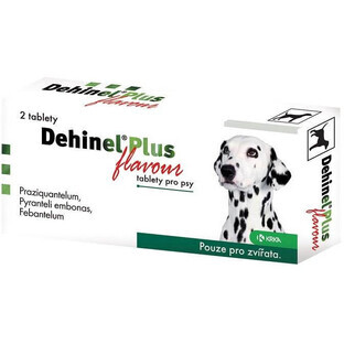 Dehinel Plus flavored tablets 2 tablets