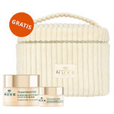 Nuxe Nuxuriance Gold set, Ultra voedende olie gezichtscrème, 50 ml + verhelderende oogbalsem, droge huid, 15 ml + gratis cosmetisch tasje