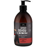LaQ Doberman, gel doccia 8in1, nero opaco, 500 ml