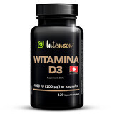 Intenson Vitamin D3 4000 IU, 120 soft capsules