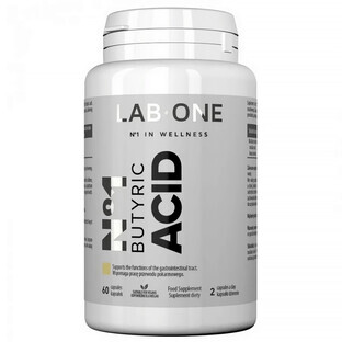Lab One Butyric Acid, sodium butyrate, 60 capsules