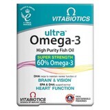 Vitabiotics Ultra Omega-3 Hoogzuivere Visoliën, 60 capsules
