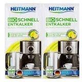 Heitmann, Descaler for espresso machines, kettles, 2 x 25g