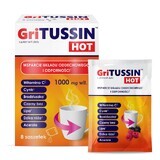 Home First Aid Kit GriTussin Hot, 8 sachets
