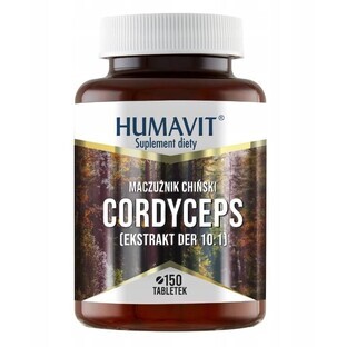 Humavit Cordyceps Chinese Macaurea + Brewer's Yeast, 150 tablets