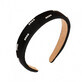 Ecarla Hairband with Pearls Black