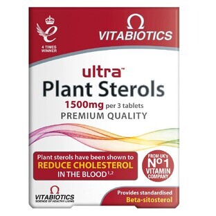 Vitabiotics Ultra Plant Sterols 500mg, 30 tablets