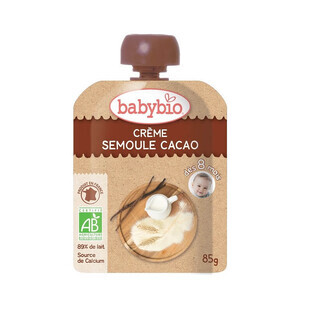Dessert cream from wheat and cocoa, 85 gr, Babybio