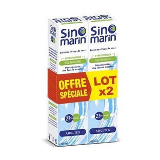 Gifrer Sinomarin Hypertonic Nasal and Mouth Spray 2x125ml