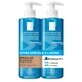 La Roche-Posay Effaclar Foaming Cleansing Gel Face Oily Acne-prone Skin 2x400ml