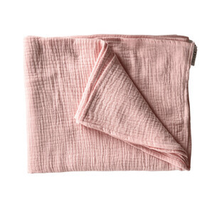 Cotton Flower muslin blanket Cotton Flower, 120 x 100 cm, Pink, Twindeco