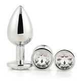Plug anale Dream Toys Gleaming Love Silver