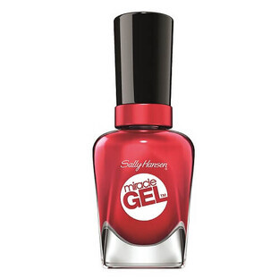 Miracle Gel Nail Polish Off With Her Red, 14.7 ml, Sally Hansen