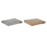 Huisdierenbed DKD Home Decor 70 x 57 x 10 cm Grijs Kameel 2 Stuks