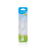 Spare heads for Babysonic electric toothbrush 0-18 months, 2 pieces, Brush Baby
