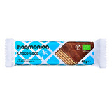 Organic waffles with coconut wrapped in dark chocolate, 40 gr, Harmonica