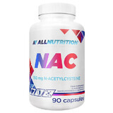 Allnutrition NAC, N-acetyl-L-cysteine, 90 capsules