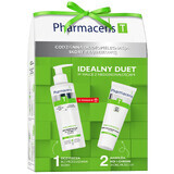 Set Pharmaceris T Sebo-Moistatic, moisturizing and soothing face cream, SPF 30, 50 ml + Puri-Sebogel, anti-bacterial T face wash gel, 80 ml