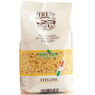 Organic durum wheat pasta Stelline, 250 gr, Iris Bio