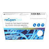 Rapid test for Sars-Cov 2 Ag and Influenza A&B/RSV 4 in 1 Combo Reopen, 1 piece, Montana Med