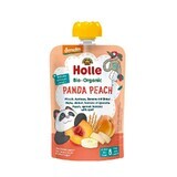 Organic peach, apricot and banana puree with wheat flakes, 100 gr, Holle
