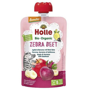 Organic Banana and Beetroot Pouch, +6 months, 100 g, Holle Baby Food