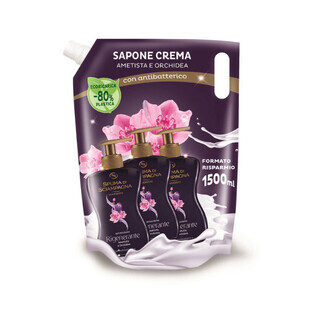 Orchid &amp; Amethyst Soap Reserve, 1500ml, Champagne Foam