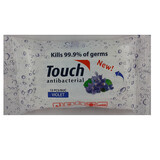 Violet antibacterial wet wipes, 15 pieces, Touch