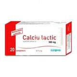 Lactisch Calcium, 20 tabletten, Labormed