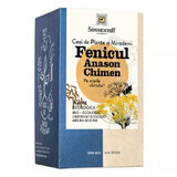 Fennel, anise and cumin tea, 18 sachets, Sonnentor