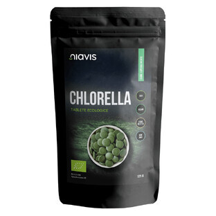 Chlorella organic tablets, 125 g, Niavis