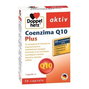 Coenzyme Q10 Plus for metabolism, 30 capsules, Doppelherz