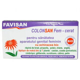 ColonSan Fem-cerat with 7 plants, 12 suppositories x 1.9 g, Favisan
