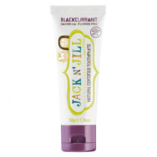 Natural toothpaste for children with blackcurrant flavour, +6 months, 50 g, Jack N Jill