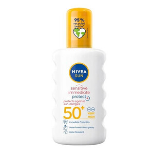 Sun Protection Spray SPF 50+ Allergy Sensitive Protect, 200 ml, Nivea Sun