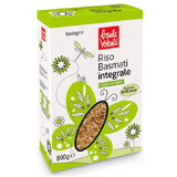 Organic wholegrain basmati rice, 800 gr, Baule Volante