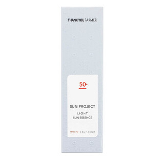 Sun Protection Cream with SPF 50+ PA+++ Sun Project Light, 40 ml, Thank You Farmer