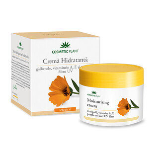 Moisturizing cream with marigold and vitamins A, E, 50 ml, Cosmetic Plant