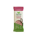 Rice rounds with strawberry glaze, 66 g, Sanovita