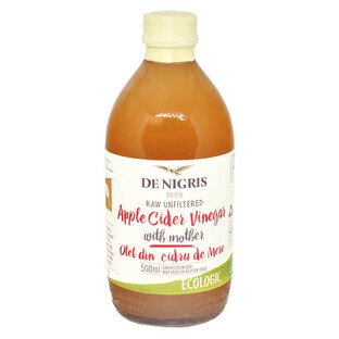 Unfiltered apple cider vinegar, 500 ml, De Nigris