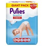Diaper Pants Sensitive GP Junior, No. 5, 12-17 kg, 66 pieces, Pufies