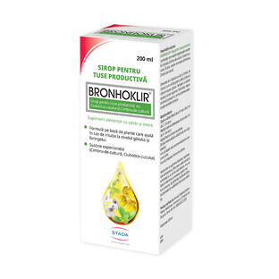 Bronhoklir productive cough syrup, 200 ml, Stada
