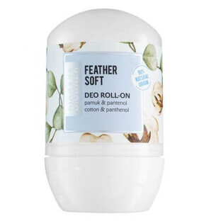 Natural deodorant with cotton oil and panthenol, Feather Soft, 50 ml, Biobaza